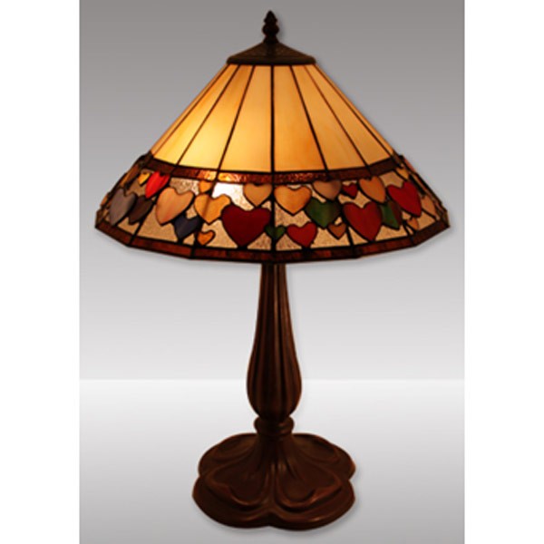 Tiffany Large Hearts Lamp
